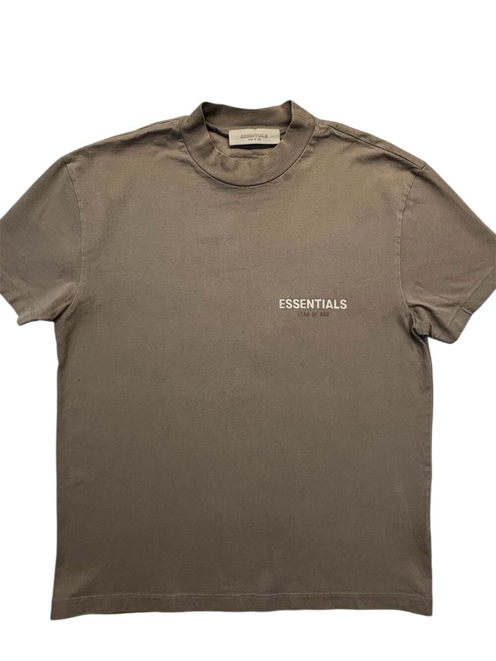 Fear of God Essentials T-Shirt Brown Size XS